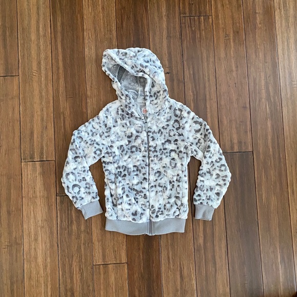 🚨⭐️ Wonder Nation Snow Leopard Jacket size M 7/8 - Picture 2 of 6